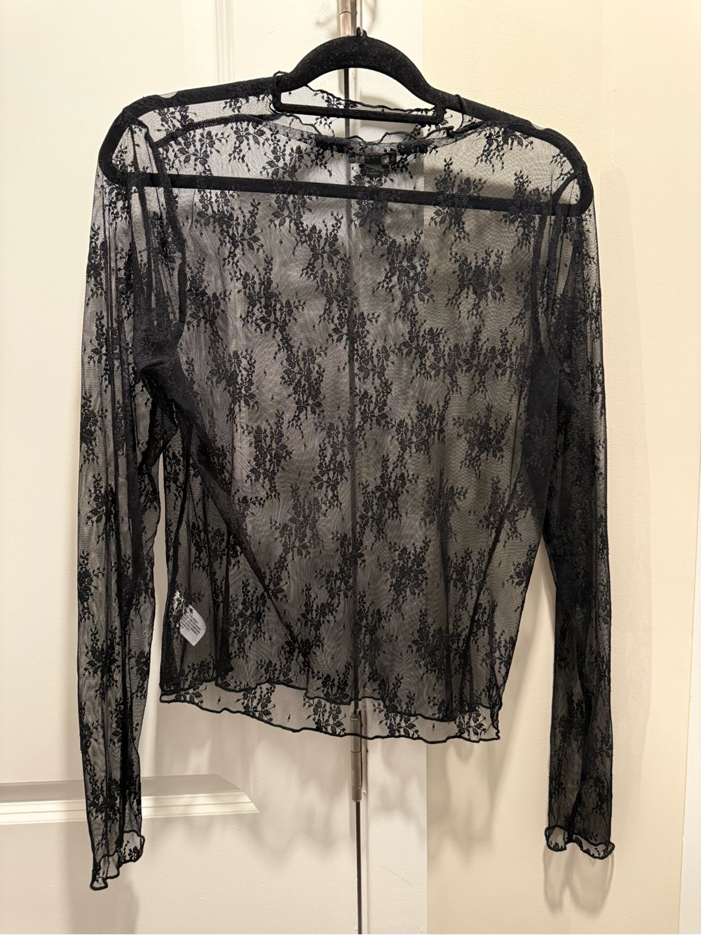 Wild Fable | Black Sheer Lace Top | Sz XL